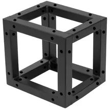 Decotruss Quad Corner Block Schwarz