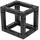 Decotruss Quad Corner Block Schwarz