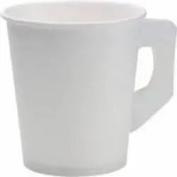 DUNI Kaffeetasse mit Henkel 778206 , 200 ml, weiß, 1 Karton = 20 x 80 Stück