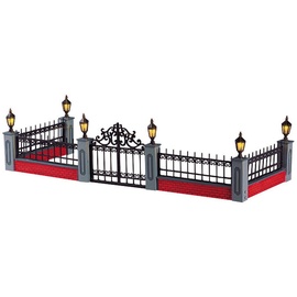 Lemax - Lighted Wrough Iron Fence