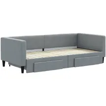 vidaXL Tagesbett 90 x 200 cm Hellgrau