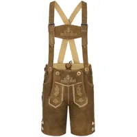 Nübler Kinderlederhose kurz Axel in Braun | Gr.: 122