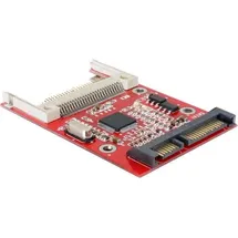 DeLock Seriell Adapter [1x CompactFlash - 1x SATA] Rot