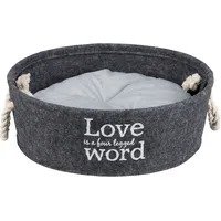 Trixie Kuschelbett Lian, dunkelgrau 37 cm,