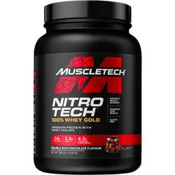 Muscletech Nitro Tech 100% Whey Gold (2lbs) Double Rich Chocolate EINHEITSGRÖSSE