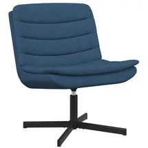 vidaXL Drehstuhl Stoff Blau