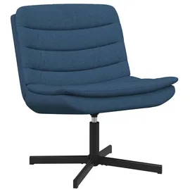 vidaXL Drehstuhl Stoff Blau