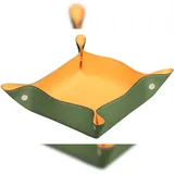 Rhodia 2x Taschenleerer aus Kunstleder, 12x12x4,5cm - Salbeigrün 194591C