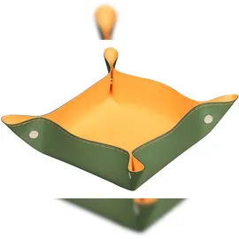 Rhodia 2x Taschenleerer aus Kunstleder, 12x12x4,5cm - Salbeigrün 194591C