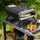 Royal Gourmet Grilltisch 85 x 50 cm Edelstahl schwarz