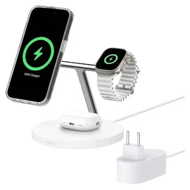 Belkin BoostCharge Pro 3in1 magn.Ladestat.15W ws. WIZ032kqWH