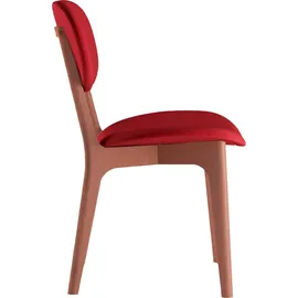 Home Affaire Stuhl COZY Polyester rot