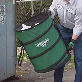 Unger Germany Nifty Nabber® Bagger 180 l Praktischer Behälter für Abfall. Innen und Außen einsetzbar. - Weiß