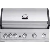 GrandHall Einbau-Gasgrill Elite G5 Built-In Edelstahl 5 Brenner, 1 Infrarot-Heckbrenner K05000325A