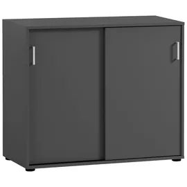WELLTIME Niels Aktenschrank 100,1 x 41,0 x 83,6 cm anthrazit