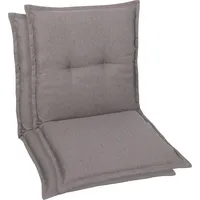 GO-DE Sitzauflage 100 x 50 cm grau 2 St.