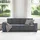 vidaXL 3-Sitzer-Sofa Dunkelgrau 180 cm Samt