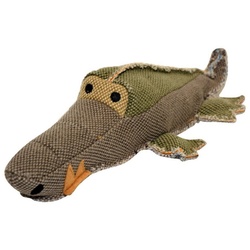 DUVO+ Spielknochen Hundespielzeug Canvas Krokodil