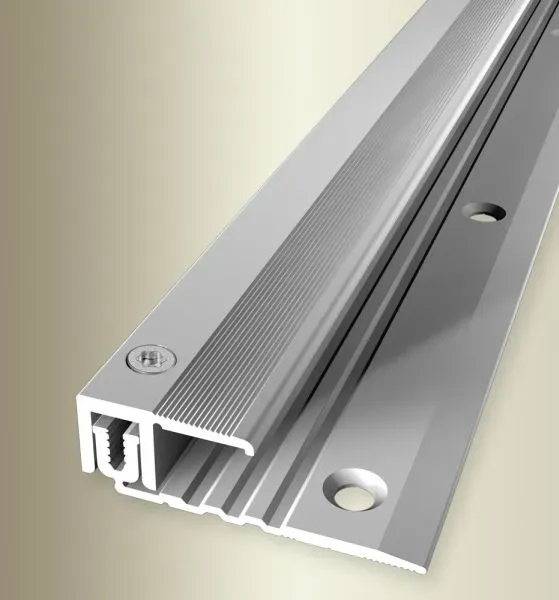 PARKETTFREUND Abschlussprofil COMBI PF 287 - 100 cm  6,5-16 mm Alu elox. Farbe Sand