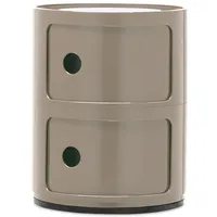 Kartell Componibili, Container 2-fächer, Taupe