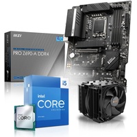 Aufrüst-Kit Intel Core i5-13600K, MSI Pro Z690-A WiFi, be Quiet! Dark Rock Pro 4 Kühler, ohne Arbeitsspeicher, komplett fertig montiert und getestet