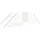 furnicato Gewächshaus Stahl Weiß Blankglas 8 mm 8 m2