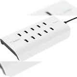 Belkin Rockstar 10-Port USB-Lad. 120W, 2,4A je Port,weiß B2B139vf