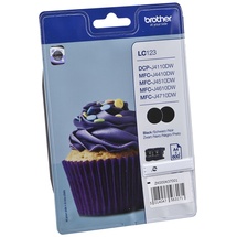 Brother LC-123BK schwarz 2 St.