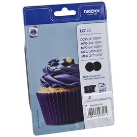 Brother LC-123BK schwarz 2 St.
