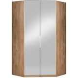 Sconto Eckkleiderschrank Level 36 A ¦ verspiegelt ¦ Maße (cm): B: 120 H: 236 T: 120