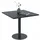 deluke Bistrotisch LENA 70 x 70 x 73 cm Schwarz