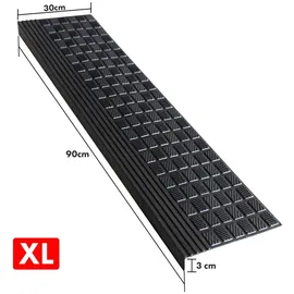 karat homeliving Diamond 30 x 90 cm Schwarz
