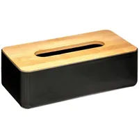 5five simply smart 5five - taschentuchbox "naturéo" schwarz