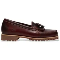 Timberland für Herren. TB0A2MSCEIW1 Authentic Kiltie Leder-Slipper in Burgunderrot (37 W), 1 bis 3 cm, Keine, Lässig, Kastanienbraun, Klassi
