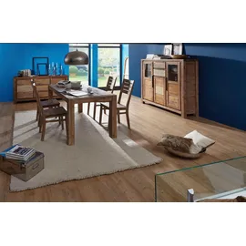 GUTMANN FACTORY Vitrine Tulsa 160 x 45 x 140 cm Beige