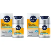 NIVEA MEN Active Energy Gesichtspflege Gel Anti-Müdigkeit Koffein Guarana