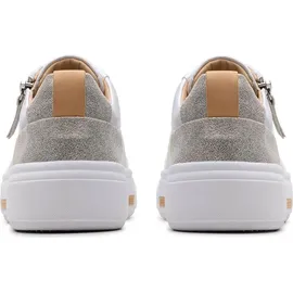 CLARKS Hollyhock Damen Weiß/Silber 38