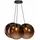s.luce Orb Cluster 3-flg. 40 cm Rund Braun/Schwarz