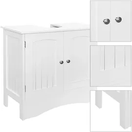 ML-Design Waschbeckenunterschrank 60 x 60 cm Weiß