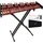 Vevor Glockenspiel, 37 Noten, professionelles Xylophon-Schlaginstrument aus Holz, mit höhenverstellbarem Ständer aus Kohlenstoffstahl, 4 Schlägeln, Tragetasche, Musikinstrumenten-Set für Anfänger