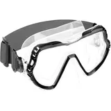 Taucherbrille Kinder,Schwimmbrille Kinder 4-16 Jahre,Erwachsene Taucherbrille Teenager,Schnorchelmaske für Jungen Mädchen Jugendliche, Tauchmaske mit 180° Panorama HD Anti Nebel Anti-Leck (Black puls)