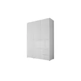 Möbel Kraft Drehtürenschrank SANTORINI 150 x 212 x 57 cm Weiß