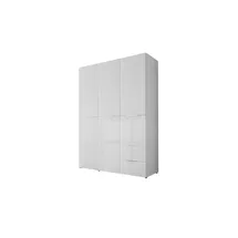 Möbel Kraft Drehtürenschrank SANTORINI 150 x 212 x 57 cm Weiß