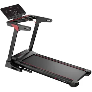 JASPORT L3 Laufband: Klappbar, leise, Bluetooth, 4PS, bis 20km/h, 18% Steigung, 1340x480mm Lauffläche, max. 120kg. - Schwarz