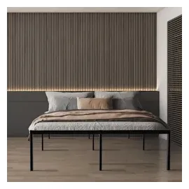 CLP Metallbett Hamlin schwarz/200x180x41 cm