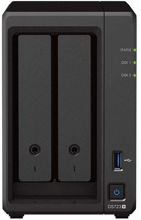 Synology DiskStation DS723+ NAS/Storage Server Tower Ethernet LAN Black R1600
