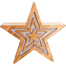 NÄVE Stern 23 cm beige