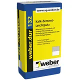 Weber Saint Gobain weber.dur 132 Kalk-Zement Leichtputz 30kg naturgrau