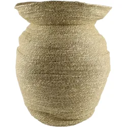 Dekofigur AM DESIGN "Korb aus Jute", braun, B:33cm H:41cm T:41cm, Dekofiguren, handgefertigte Osterdekoration