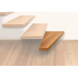 Trittstufe 3-Schicht Segment freitragend